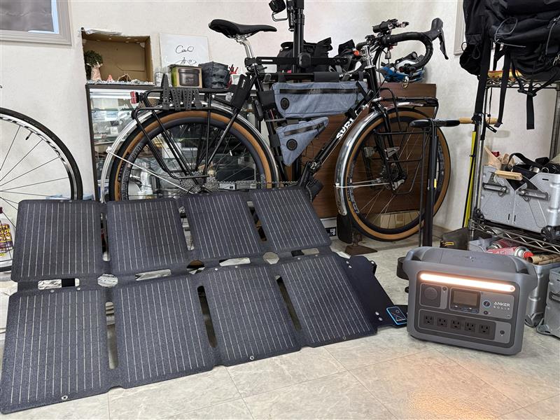 ポタ電とソーラーパネル